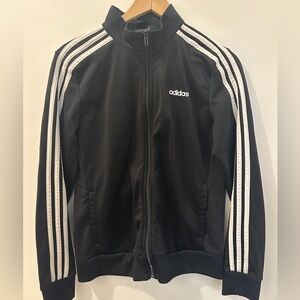 Adidas Women’s Black and White Track Jacket